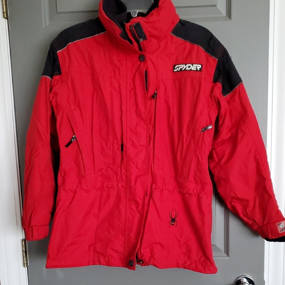 Spyder Red and Black Winter Jacket